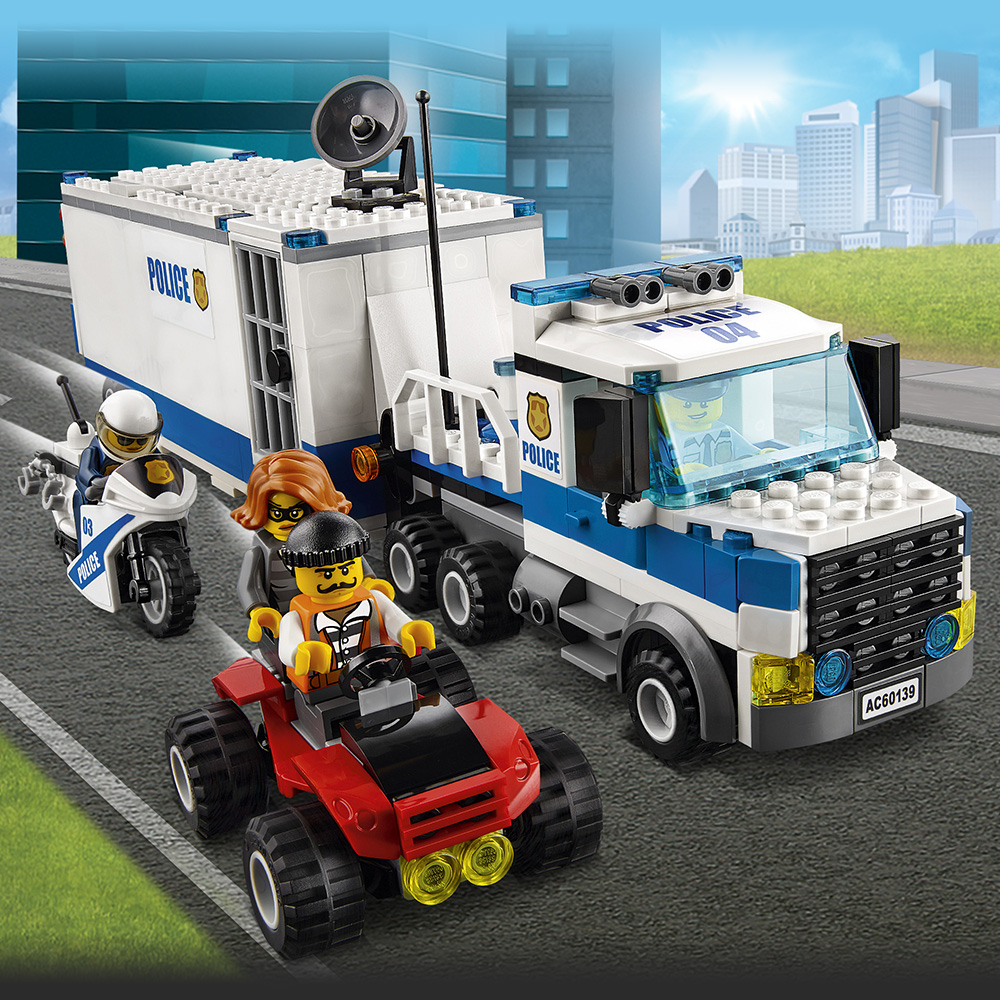 乐高积木城市系列60139移动指挥中心警察局男孩益智塑料积木