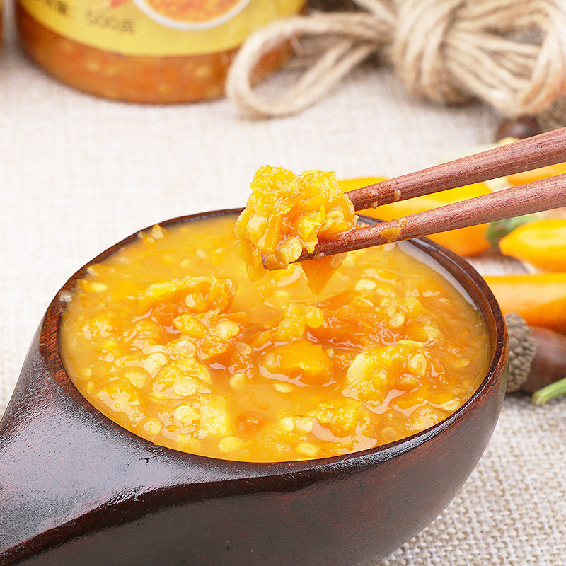 永安黄辣椒酱500gx2瓶蒜蓉黄椒酱微咸纯辣酱酸汤肥牛金汤酸辣酱