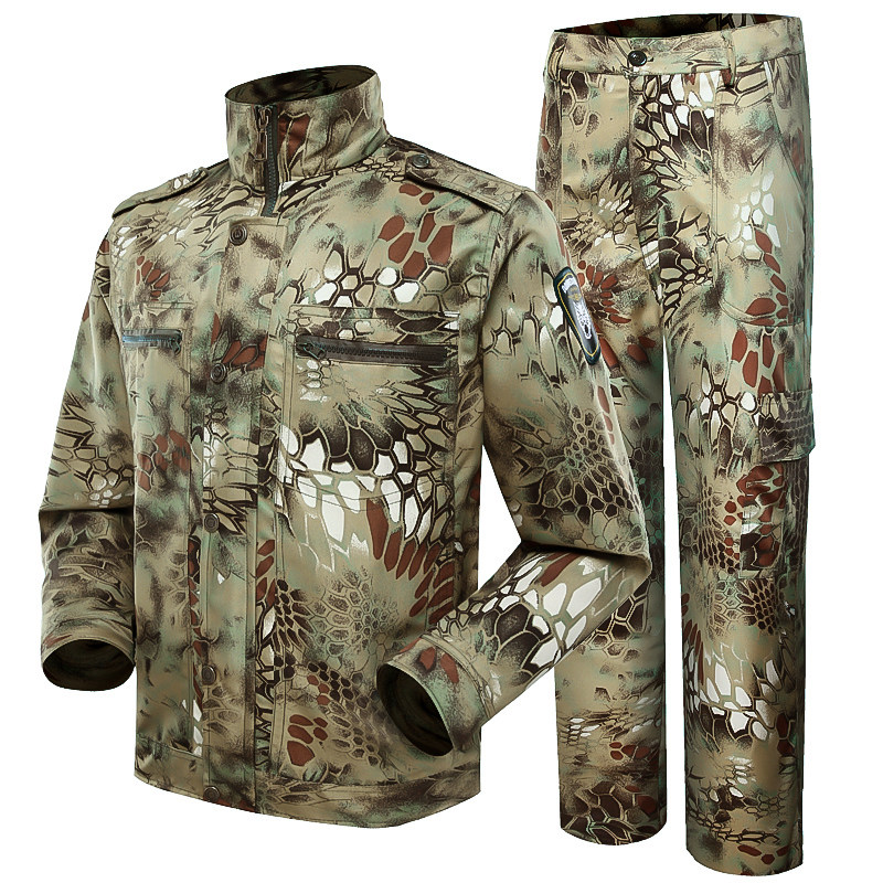正品蟒纹迷彩服套装特种兵丛林野战服作训服夏季作训外套