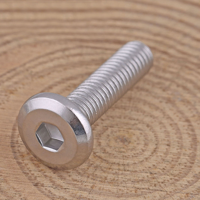 六角螺丝m6m8倒边家具不锈钢平圆头斜大平头螺栓