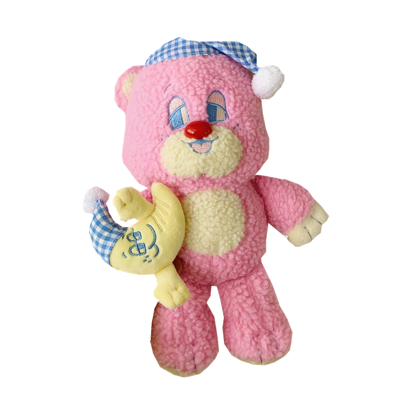 (福利平替) neonmoon熊sleepy teddy plush 泰迪晚安熊玩偶晚安