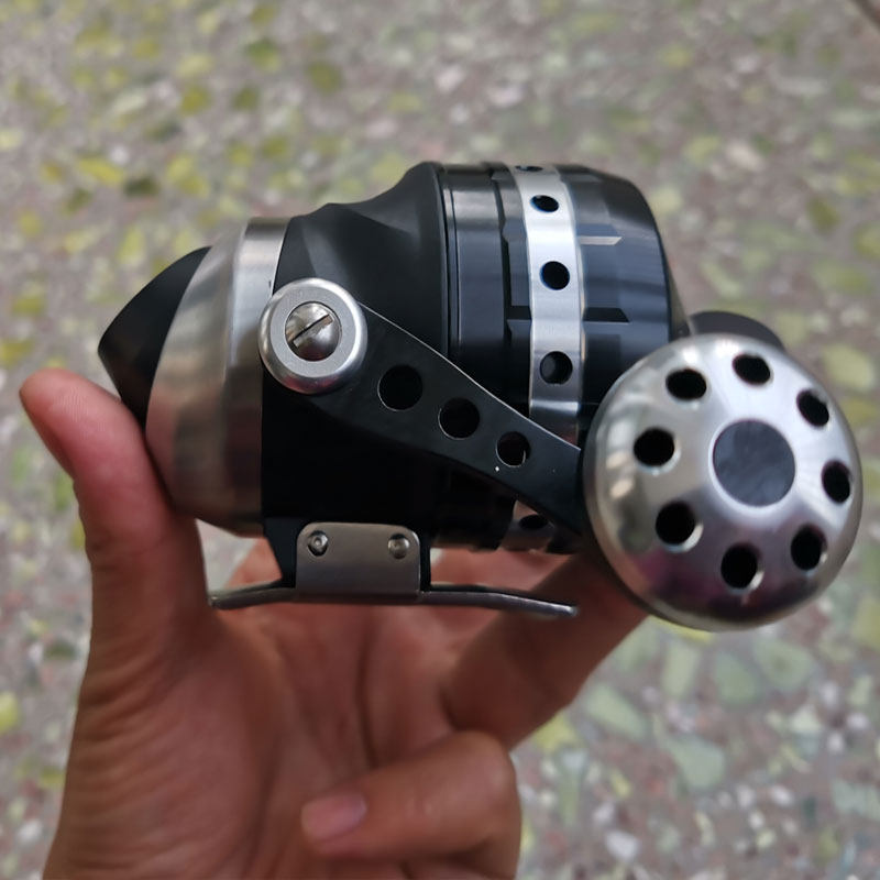 新款双鱼堡垒sa30射鱼轮金属不锈钢进口大号封闭式渔线轮神器套餐