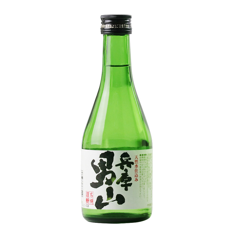 日本原装进口清酒洋酒名城兵库男淡丽辛口小瓶低度清酒