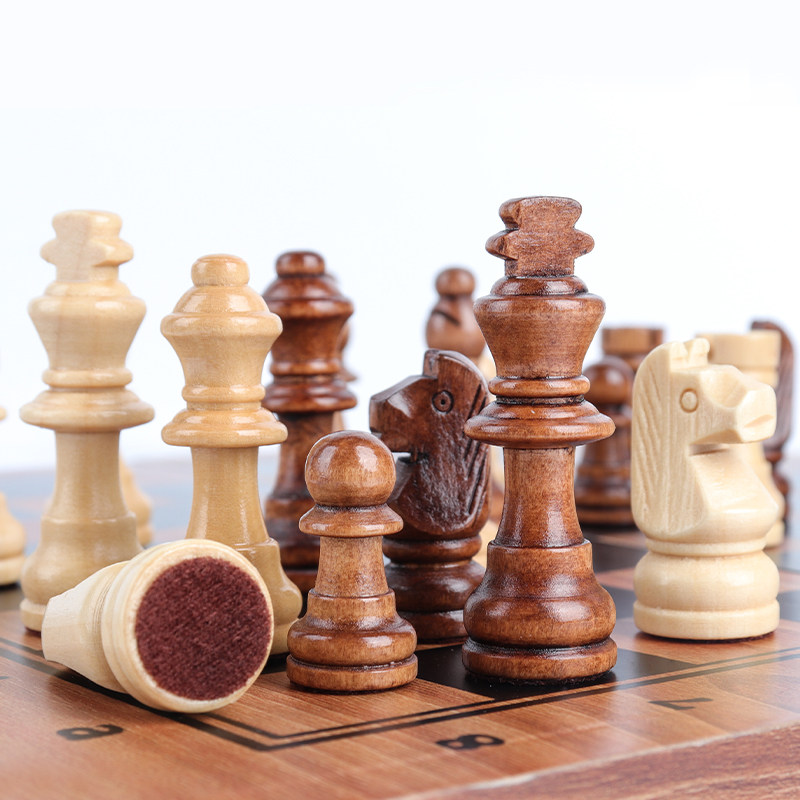 大号儿童木质折叠棋盘西洋棋比赛专用chess - 国际象棋 - 淘宝网