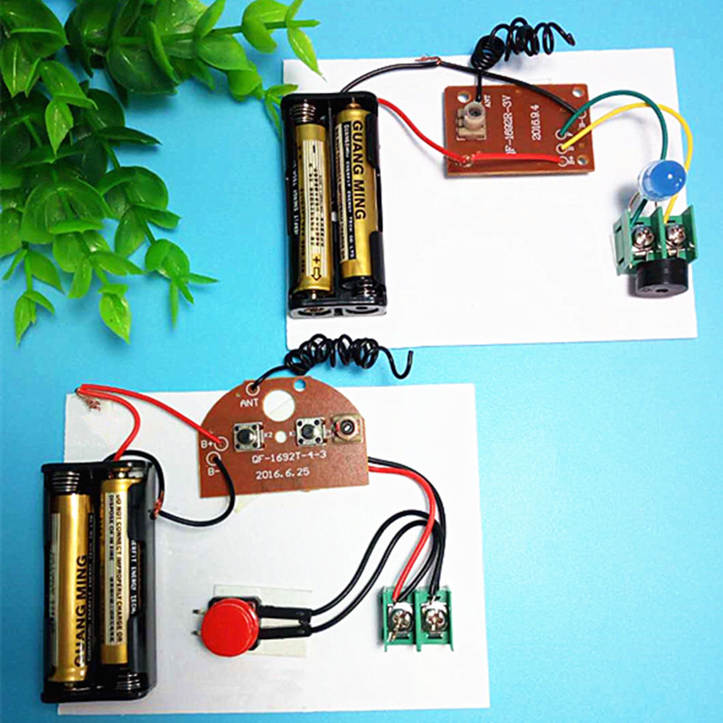 制作简易无线电发报机diy玩具电子电子制莫尔尔斯科学实验