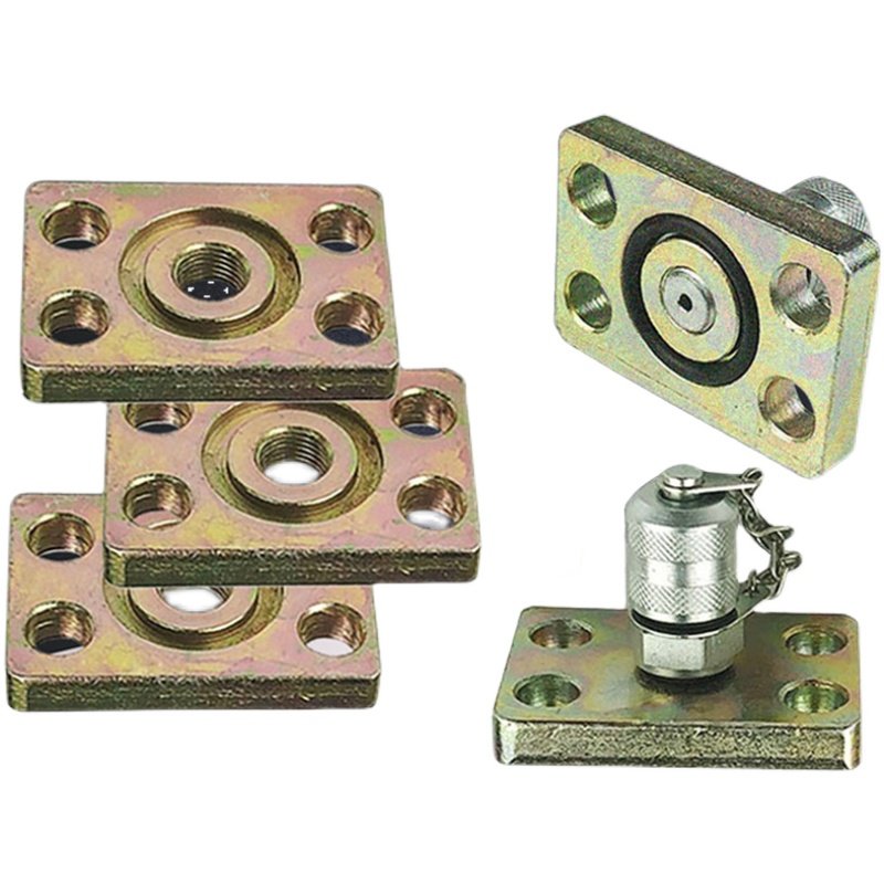 液压挖机日立斗山大宇油管堵头法兰盘堵板轻型法兰新