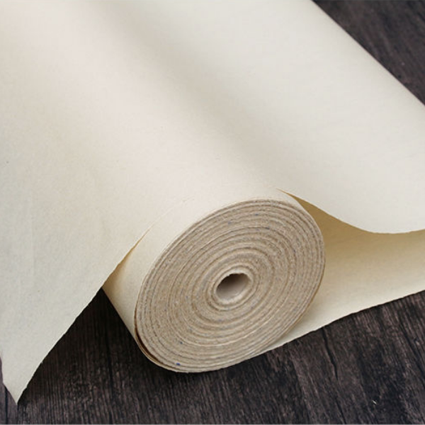 宣纸长卷100米加厚厚生半生半熟云母熟宣净皮书法宣纸