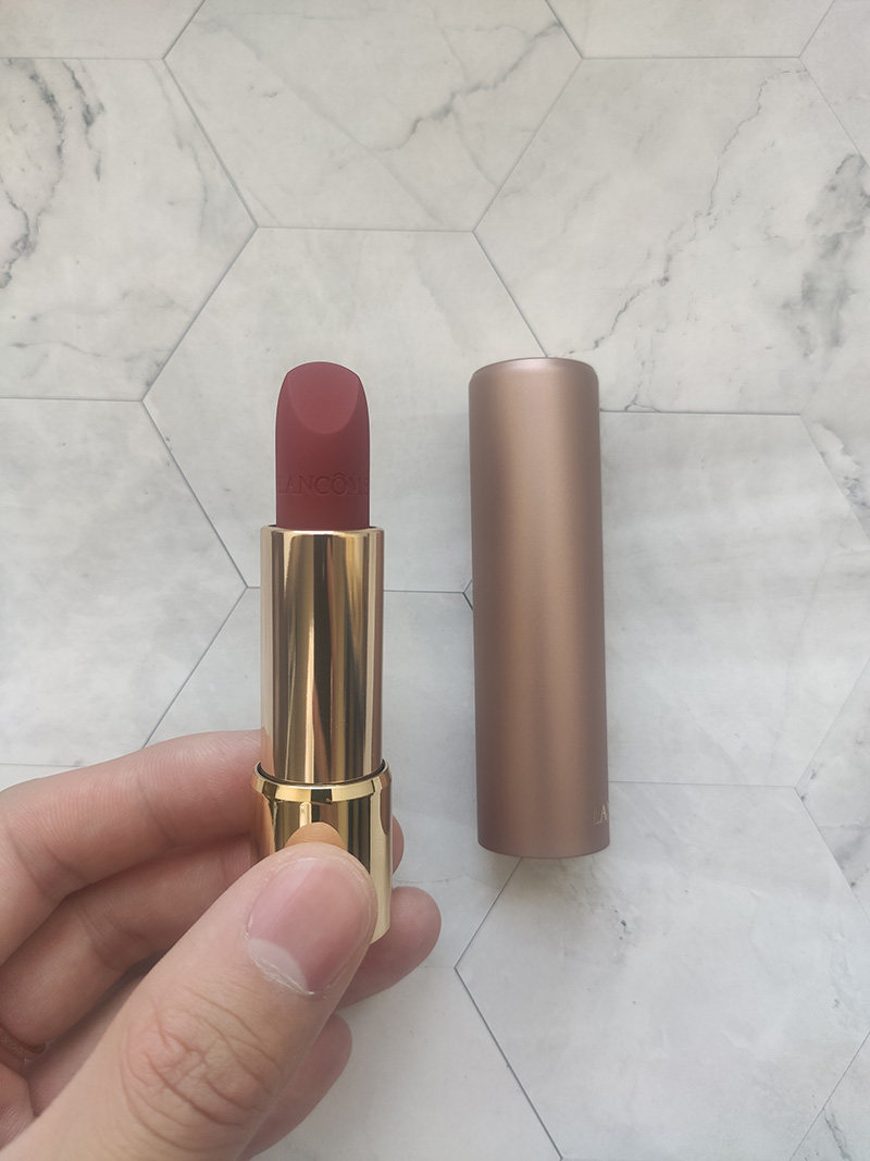 包邮兰蔻黑管唇膏888口红哑光滋润胡萝卜色金持久唇膏