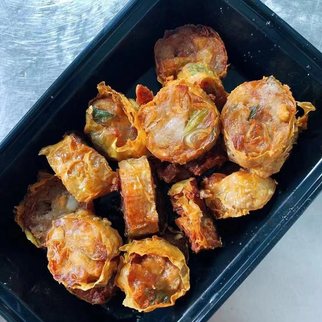 福建泉州鸡卷生猪肉卷闽南特产五香油炸半成品生猪肉