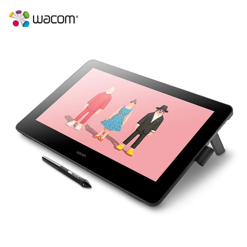 新品上市wacom新帝pro液晶数位dth167高清4k绘画手写输入