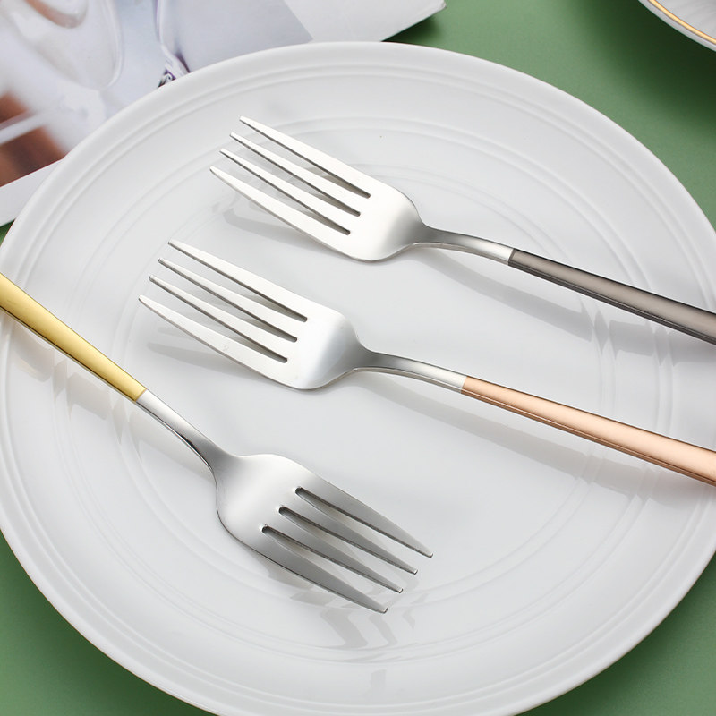 叉子家用不锈钢西餐餐具牛排饭叉吃饭意面泡面西餐餐叉
