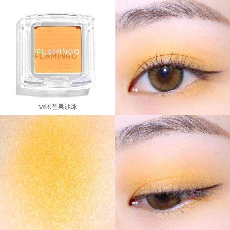 橙色黄桔色国货夏季桔色棕粉奶橘色哑光汽水橘子眼影