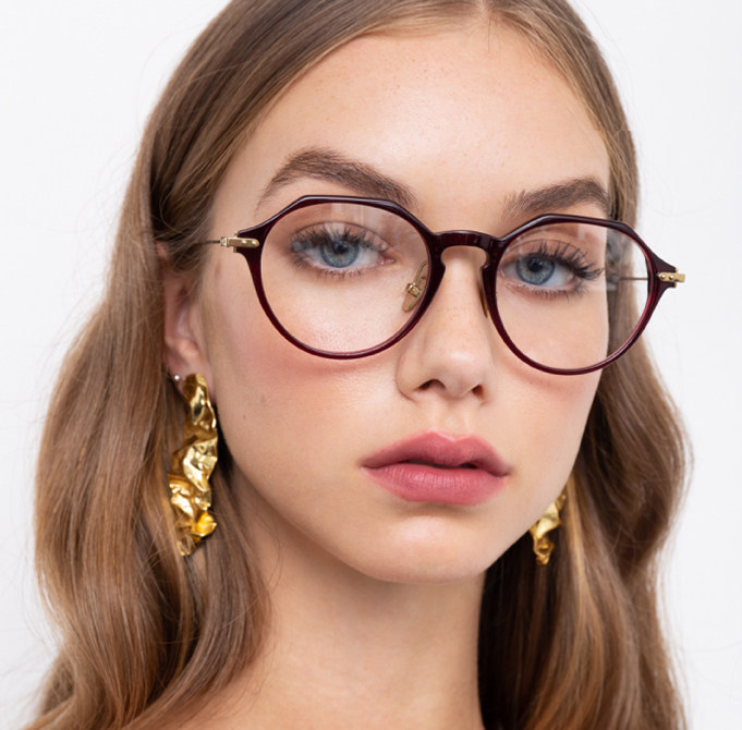 lindafarrow琳达法罗日本百搭多边形眼镜镜框近视眼镜架