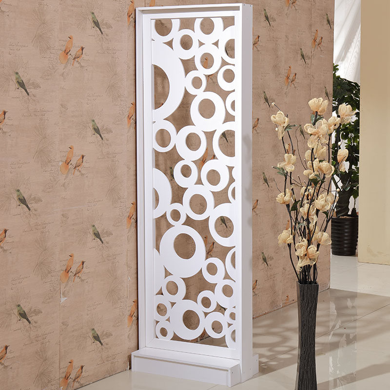 挡床屏风装饰隔断客厅卧室移动推拉实木现代简约折屏