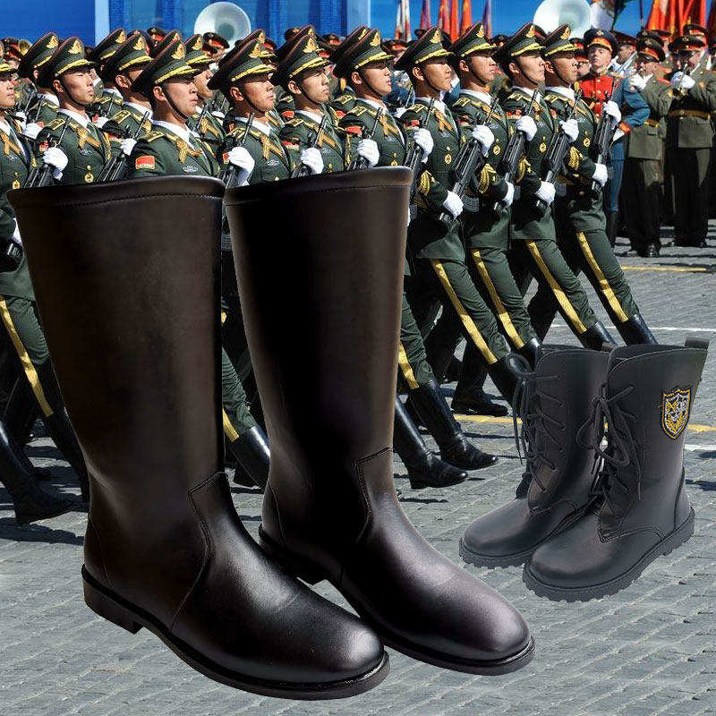 骑士马靴大阅阅兵长筒仪仗队高筒男女舞台表演骑士马靴