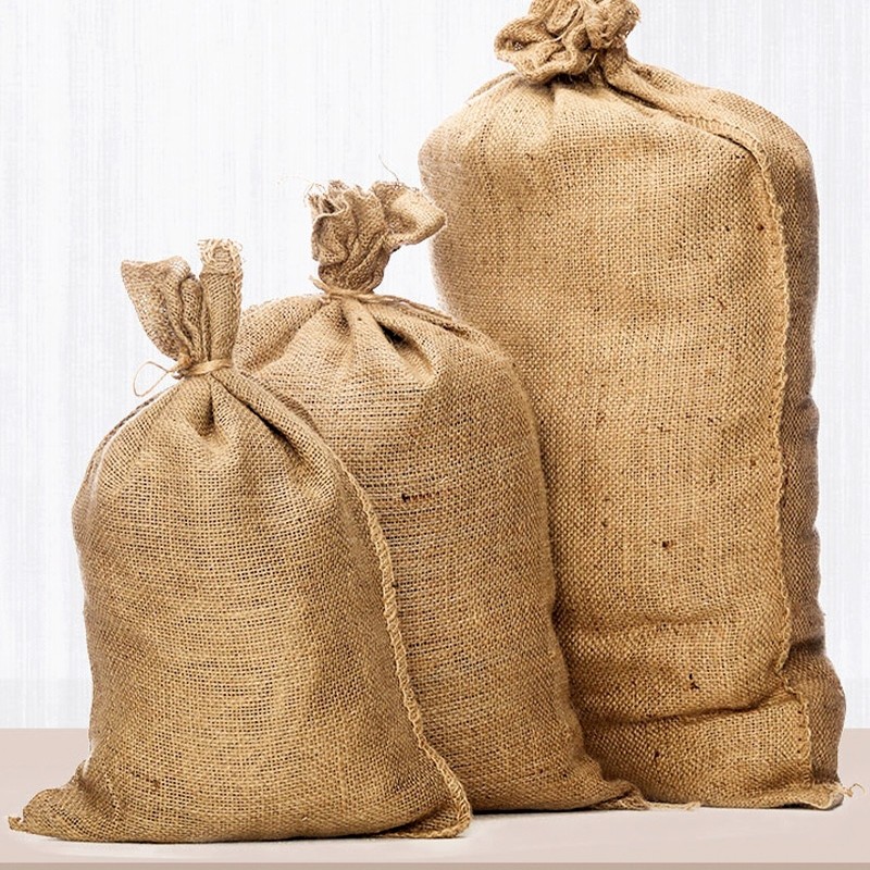 麻包麻袋包袋老式编织袋婚庆囍字定制大容量道具麻布袋