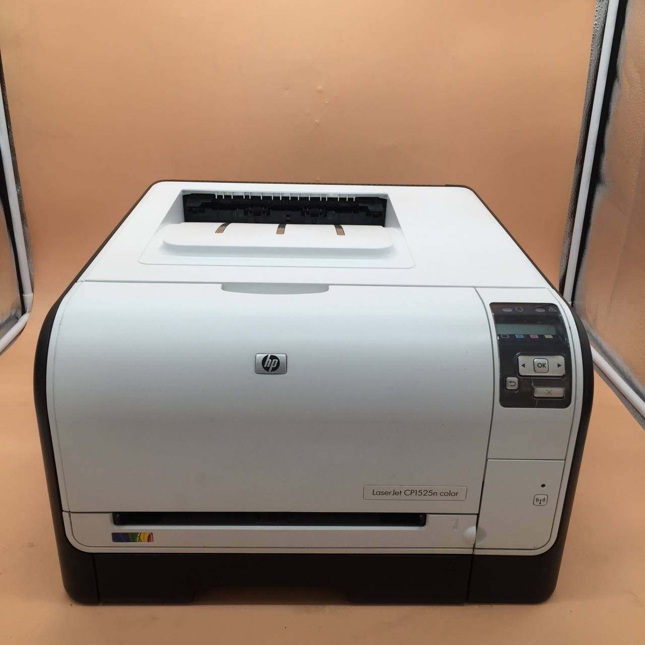 惠普hp cp1525激光彩色打印机商务办公家用学生照片不干胶一体机