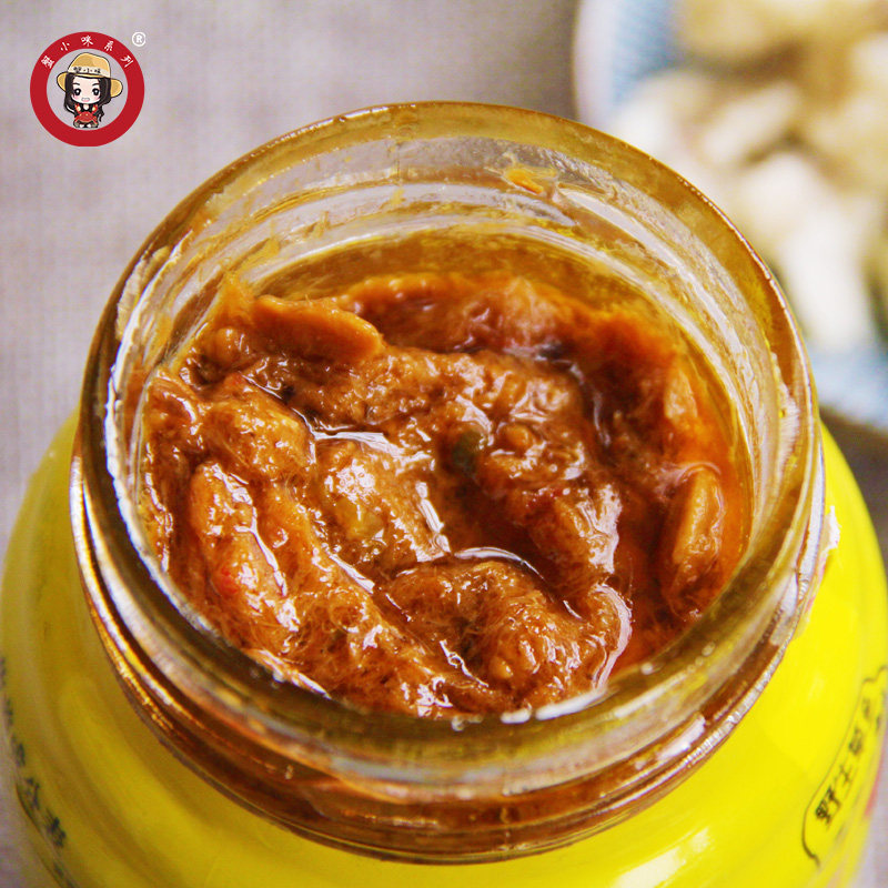 蟹小咪鱼肉酱手工调味拌面下饭调料火锅蘸酱虾酱