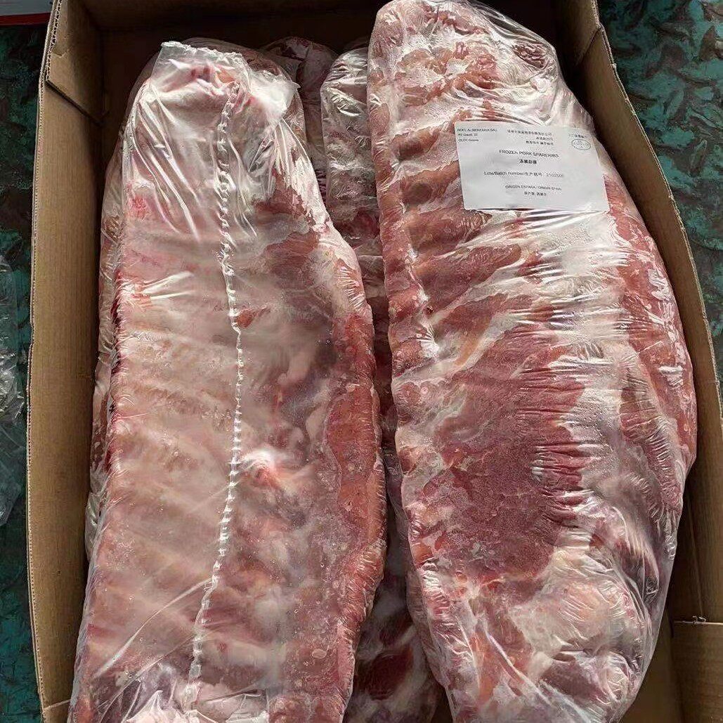冷冻猪肋排3935猪仔20斤膘猪猪排多肉桥头排骨生猪肉