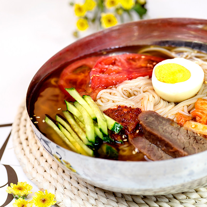 朝鲜族冷面410gx4正宗东北延边延吉方便方便面面条冷面