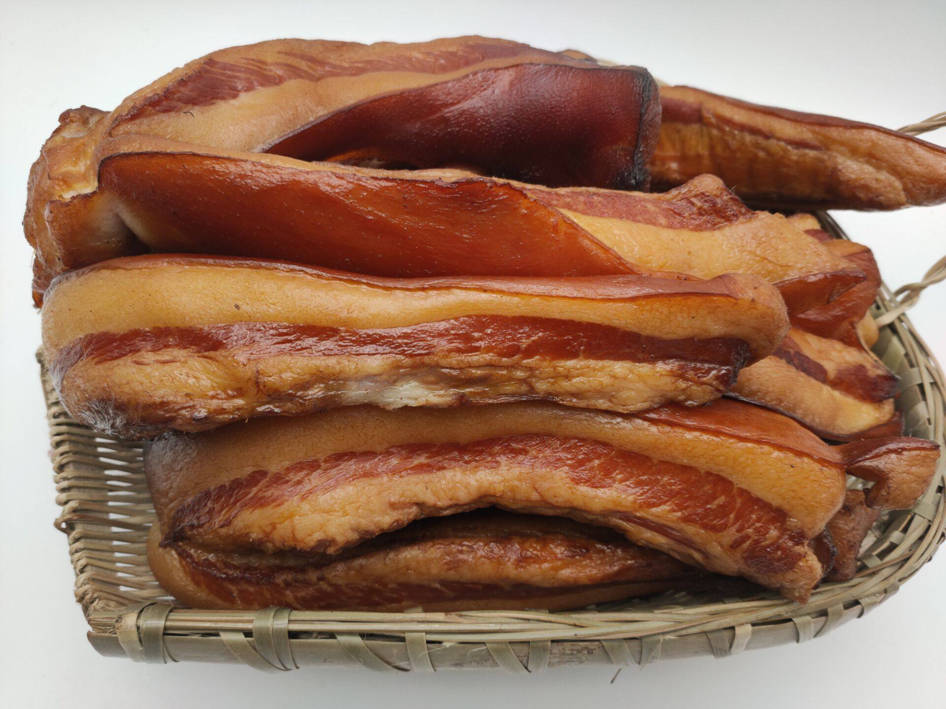 咸肉5斤湖南特产烟熏五花腊肠腊肉菜食材红腌肉