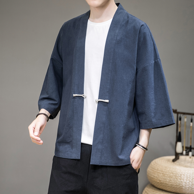 中国国风夏季汉服男装中式改良唐装男士青年汉服