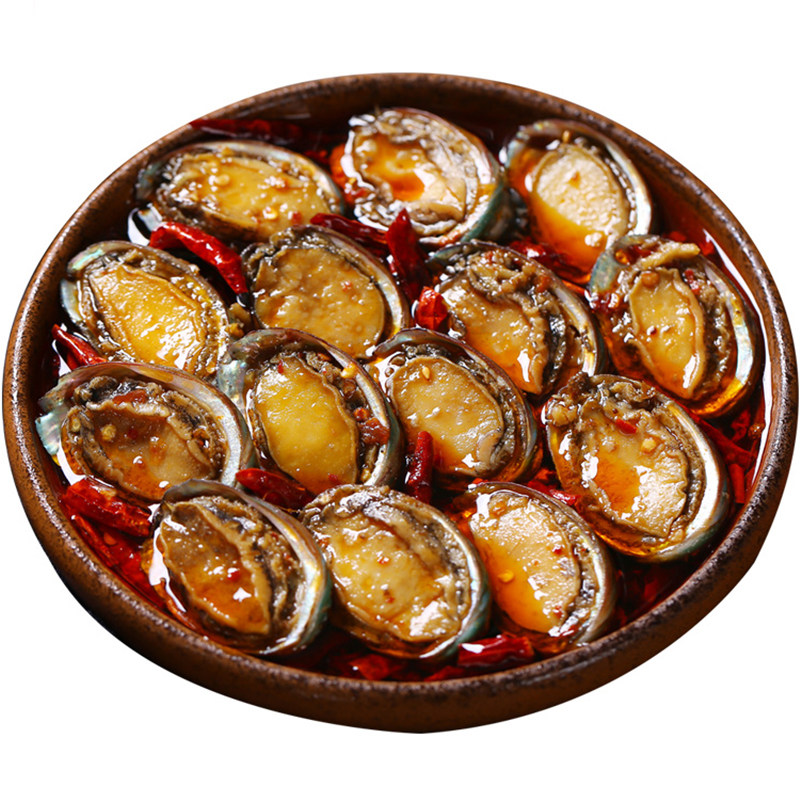 鲍鱼南宁鲜活单只大连特级天然鲍贝九孔海鲜鲍鱼