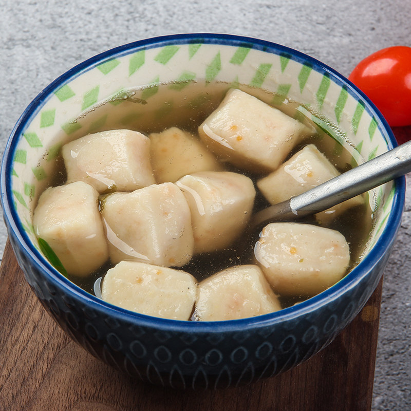 新鲜冷冻蟹籽脆鱼豆腐干200g麻辣烫火锅鱼丸