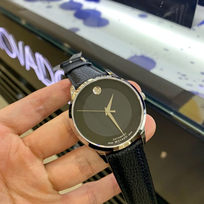 正品代购movado摩凡陀巴塞尔系列机械芯男士手表 0607124 0607122