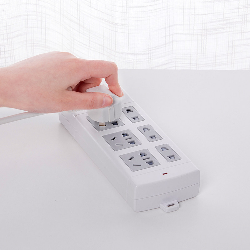 得力新国标多功能拖线板插排插座