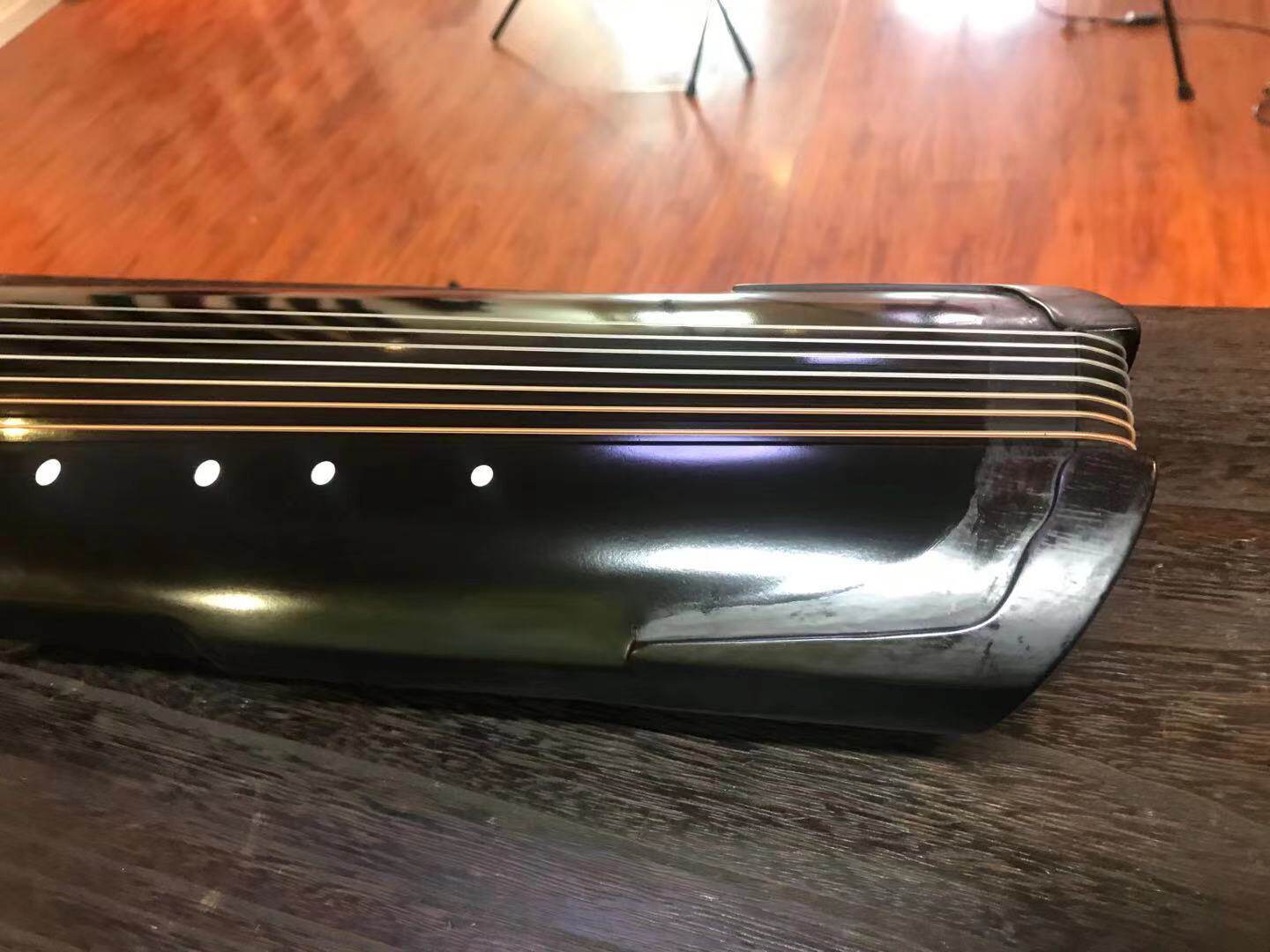 古琴初学者演奏收藏百年年老杉木混沌仲尼式号钟古琴