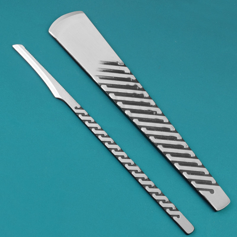 不锈钢扬州修脚刀单把锰钢锋利刮脚刀扦脚去死老茧美甲
