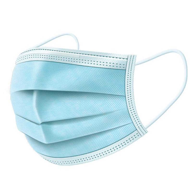 海氏海诺防霾口罩一次性卫生防晒防尘透气护理无纺布口罩5只装