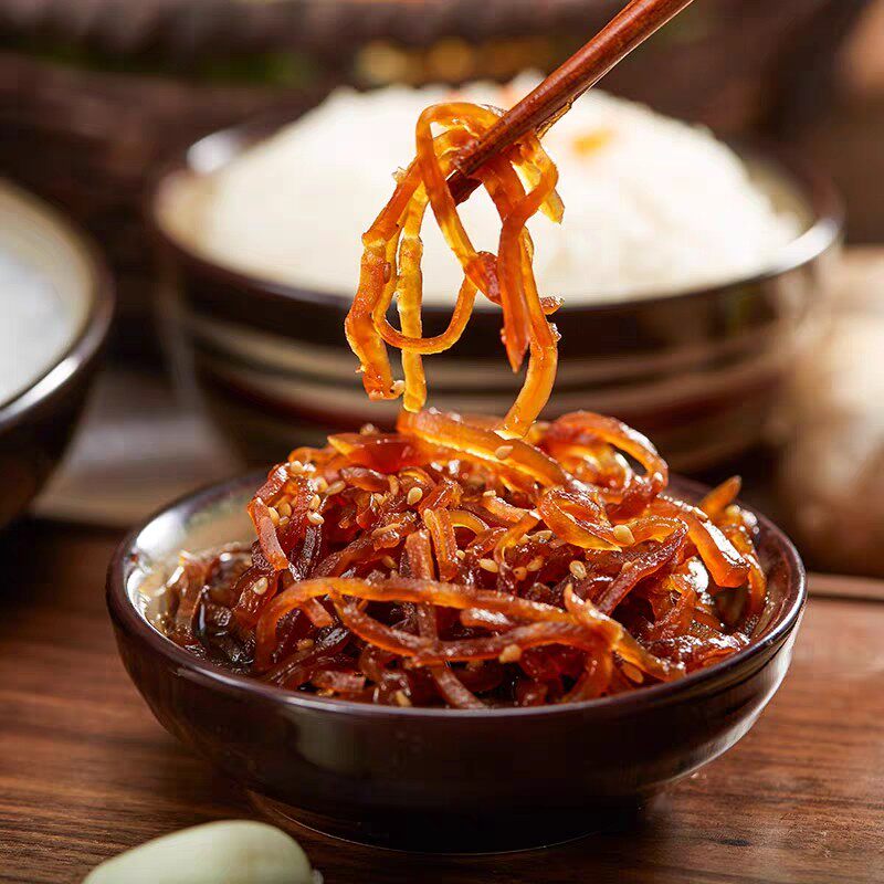 北京六必居酱菜咸菜甜酱八宝菜新麻仁金丝脆鲜瓜220克