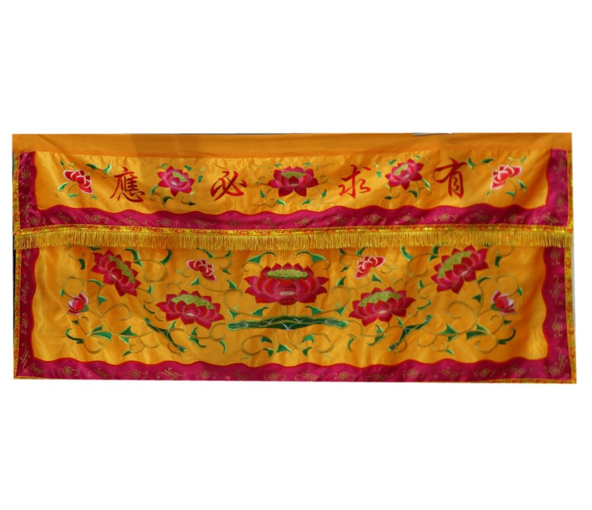 佛教用品供桌布佛台布家用佛桌围横围佛堂装饰佛布桌围案布