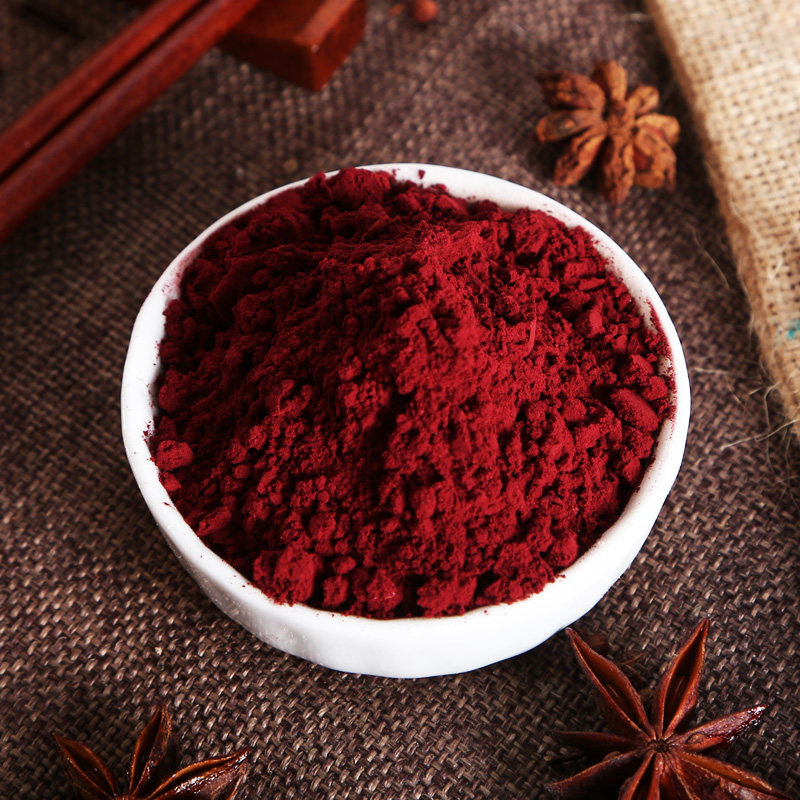 红曲天然食用色素500g纯红米粉卤味特红丝绒食用色素