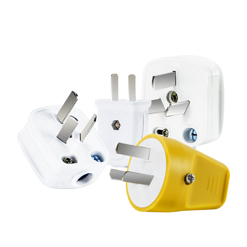 插头电源家用三脚空调插座10a16a二脚3孔插头