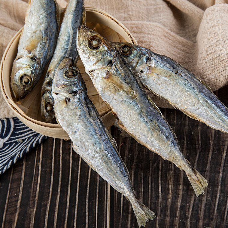 北海特产红三鱼干红杉鱼咸鱼干货去头无细刺海鲜干货金线鱼500g