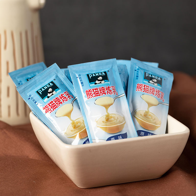 炼乳熊猫熊猫家家用炼奶小包包装30袋蛋挞奶茶奶精炼乳