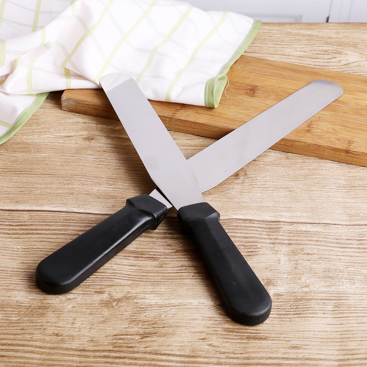 8寸10寸蛋糕抹刀 蛋糕刀吻刀抹刀直吻刀 奶油裱花刀具 烘焙工具