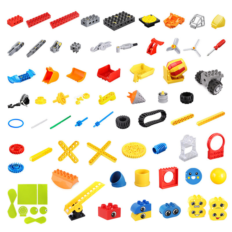 兼容乐高9656机械齿轮积木颗粒散件散装45002百变塑料积木