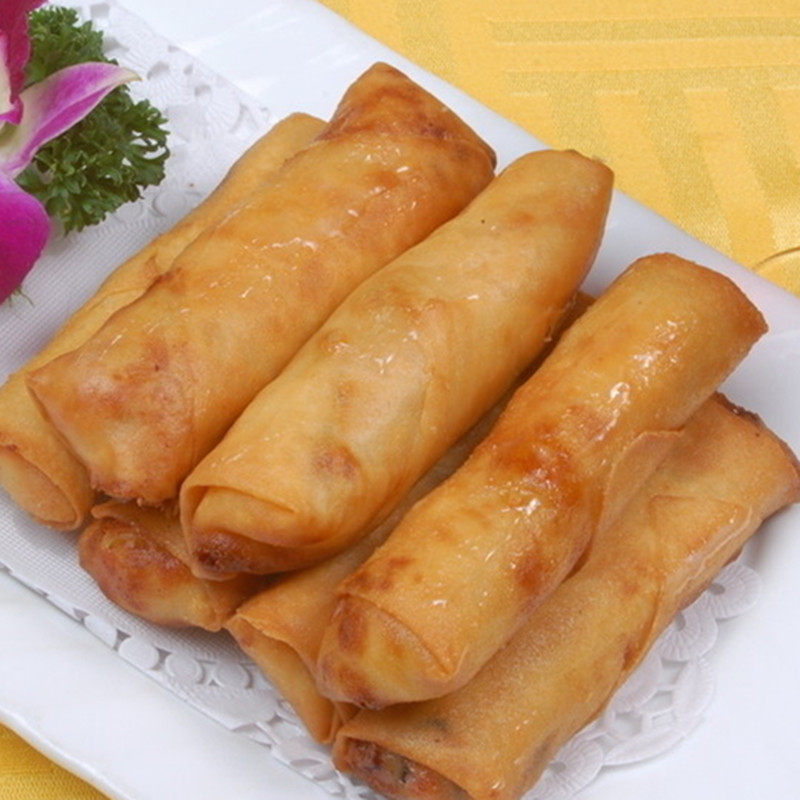 春卷皮狮牌金装春卷皮600g圆形春卷皮冷冻保存4042片左右