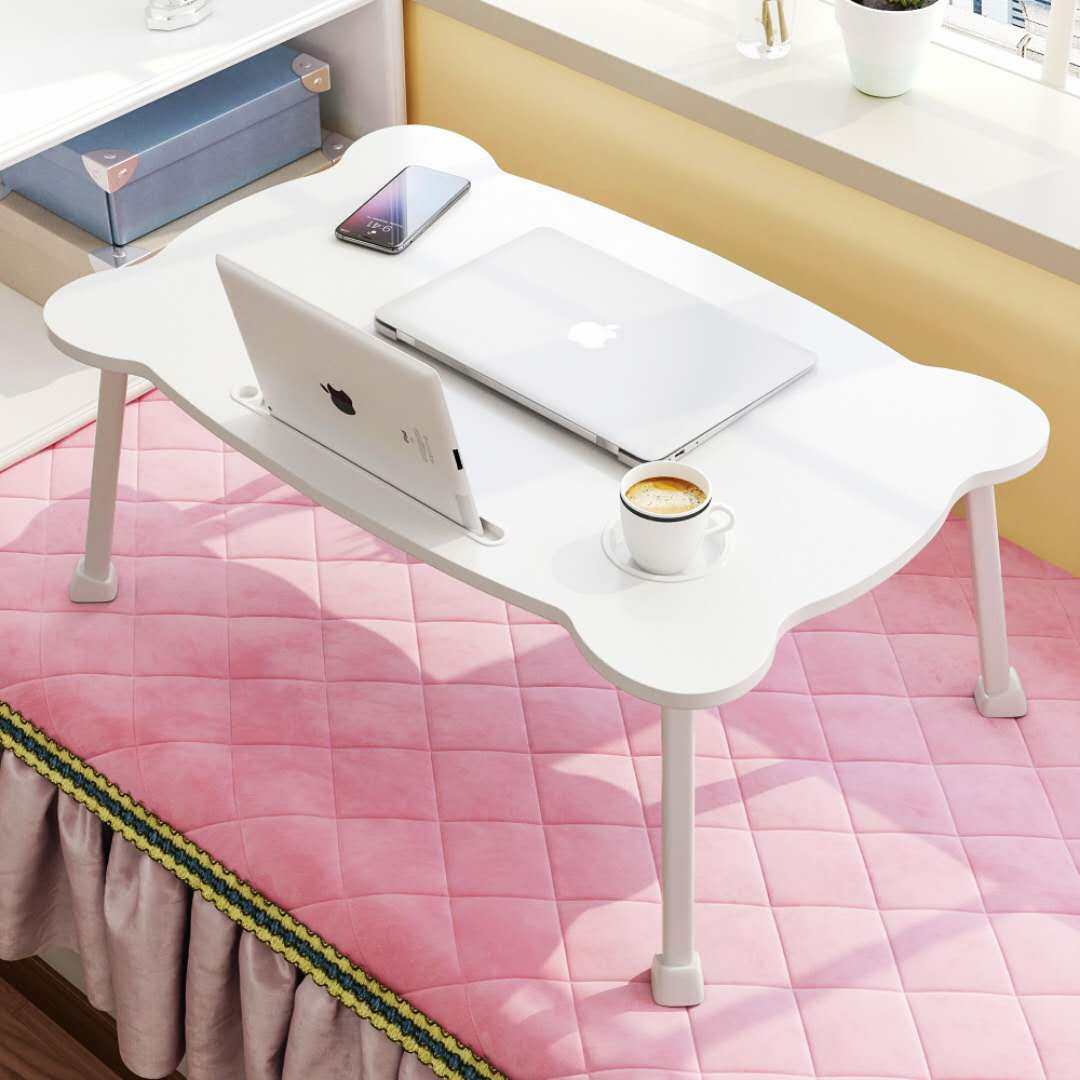 可折叠少女寝室电脑小书桌子床上学生宿舍懒人折叠桌