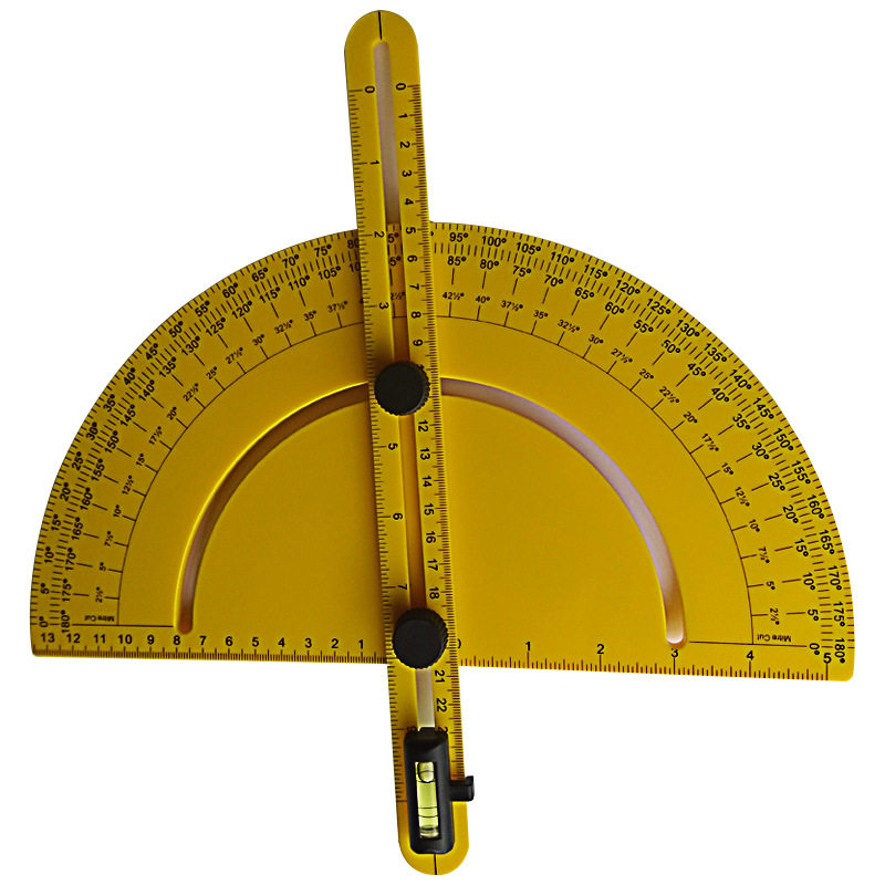 角度组合式度尺塑料量角器万向测量量尺木工多功能其它测量工具