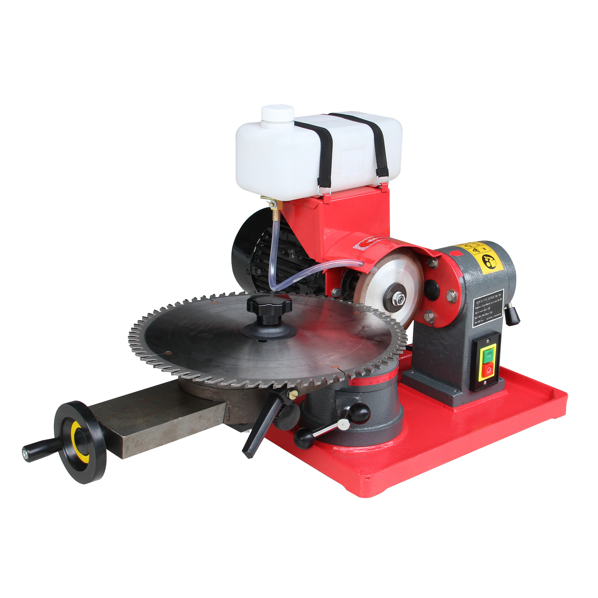 合金锯片磨齿机小磨王修磨加工旧锯片电机是加大370w木工机械配件