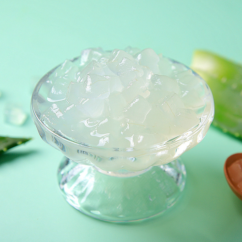 芦荟果肉广禧丁芦荟颗粒袋装1kg奶茶茶店原料水果罐头