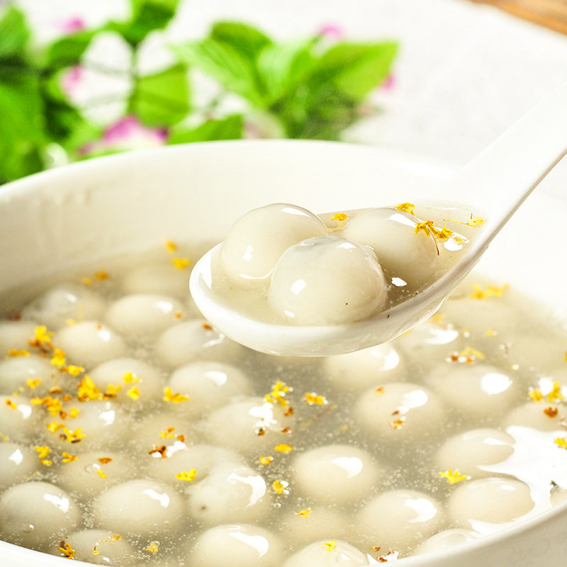 桂花宁波元宵200克5袋速冻糯米无馅水煮小圆汤圆
