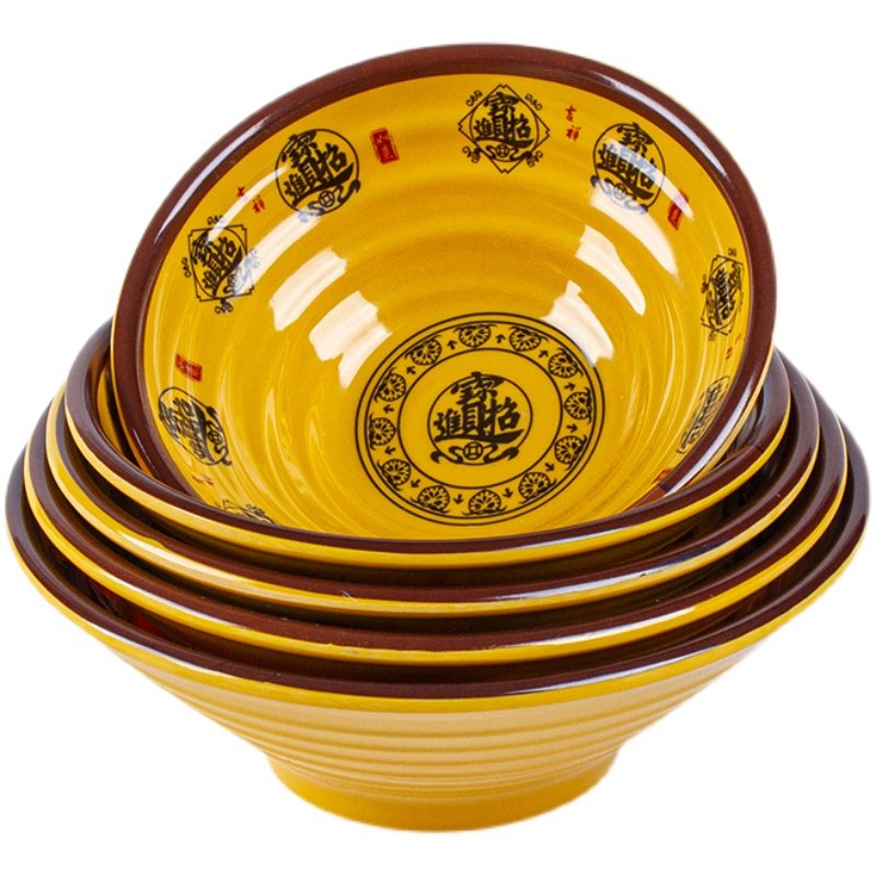 10个密胺面碗商用加厚面馆碗防塑料大碗汤碗碗