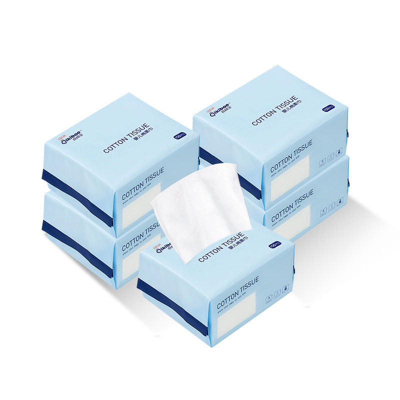 奇琦宝婴儿干湿两用棉柔巾新生儿宝宝手口专用洗脸绵柔巾干湿纸巾