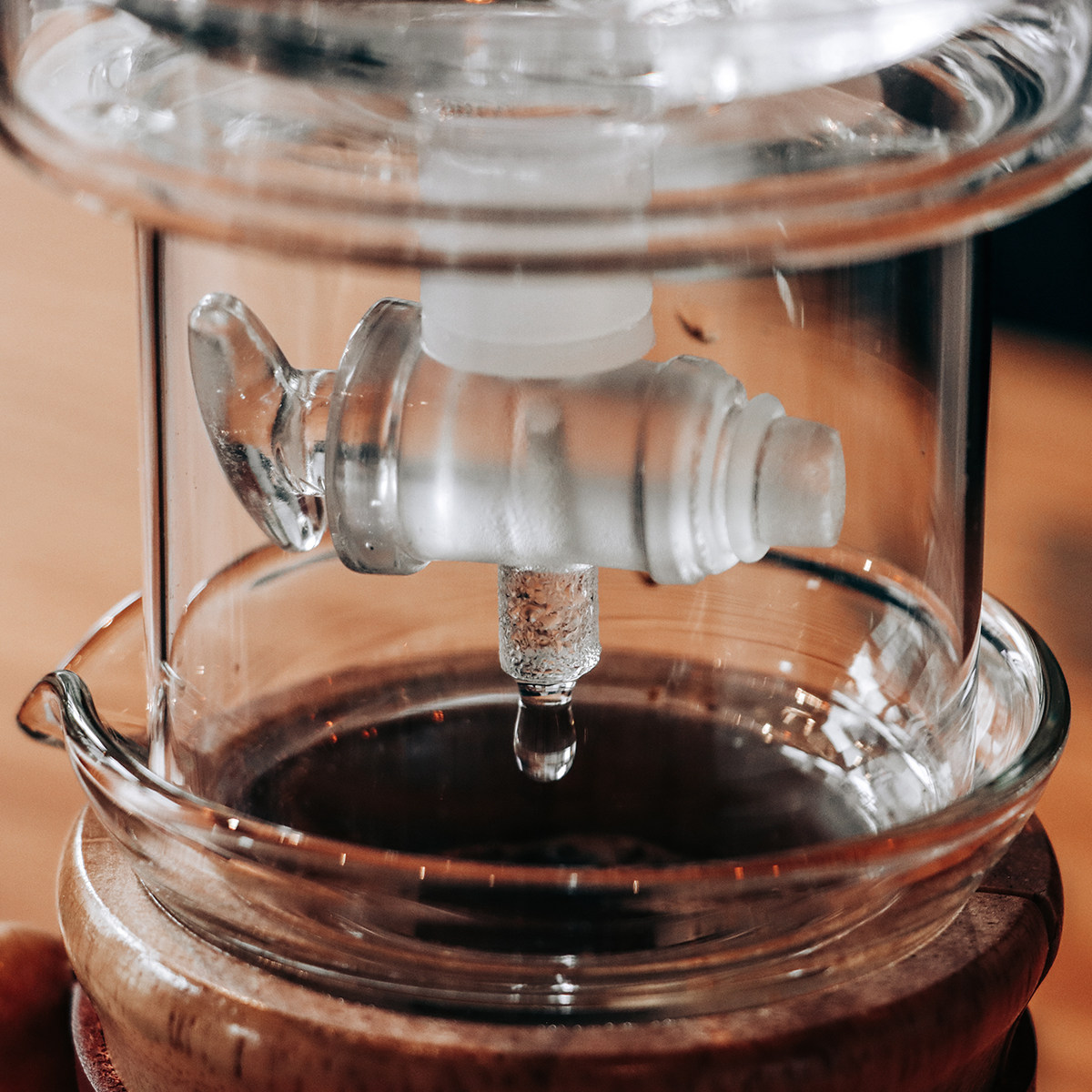 真空层保冷 冰滴咖啡壶家用 400ml玻璃冷萃冰滴壶 1-2人份冷萃壶-mc母